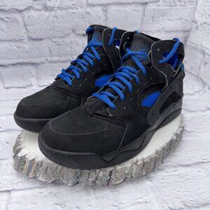 Nike Air Flight Huarache Black Lyon Men Sz 9.5 705005-002 Fab Five Retro